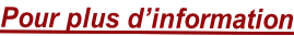 Pour plus d’information
